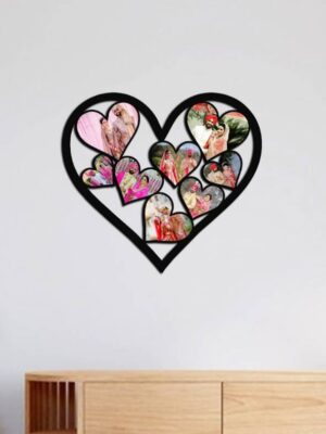 Heart Shape Wooden Photo Frame
