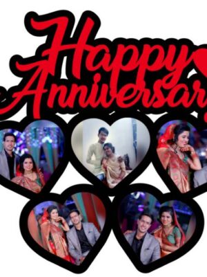 Happy Anniversary Couple Cutout